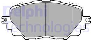Delphi LP3284 - Brake Pad Set, disc brake www.parts5.com