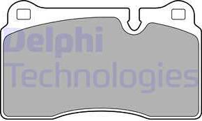 Delphi LP2009 - Brake Pad Set, disc brake www.parts5.com