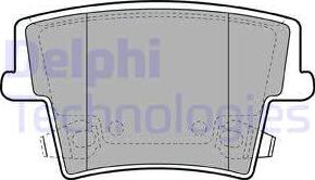 Delphi LP2035 - Brake Pad Set, disc brake www.parts5.com