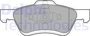 Delphi LP2161 - Brake Pad Set, disc brake www.parts5.com