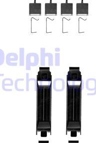 Delphi LX0681 - Accessory Kit for disc brake Pads www.parts5.com