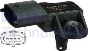 Delphi PS10119 - Sensor, intake manifold pressure www.parts5.com