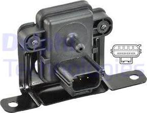 Delphi PS10126 - Sensor, intake manifold pressure www.parts5.com