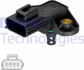 Delphi PS10227 - Sensor, intake manifold pressure www.parts5.com
