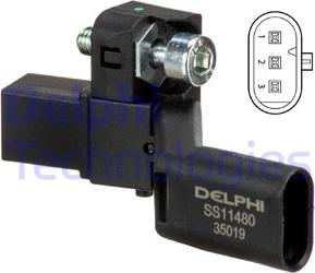 Delphi SS11480 - Sensor, crankshaft pulse www.parts5.com