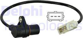 Delphi SS11020 - Sensor, crankshaft pulse www.parts5.com