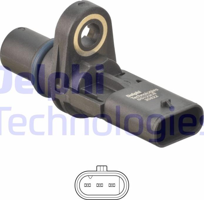 Delphi SS12308-12B1 - Sensor, camshaft position www.parts5.com