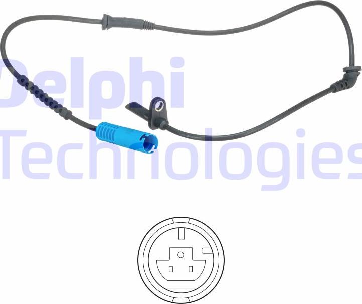 Delphi SS20557 - Sensor, wheel speed www.parts5.com