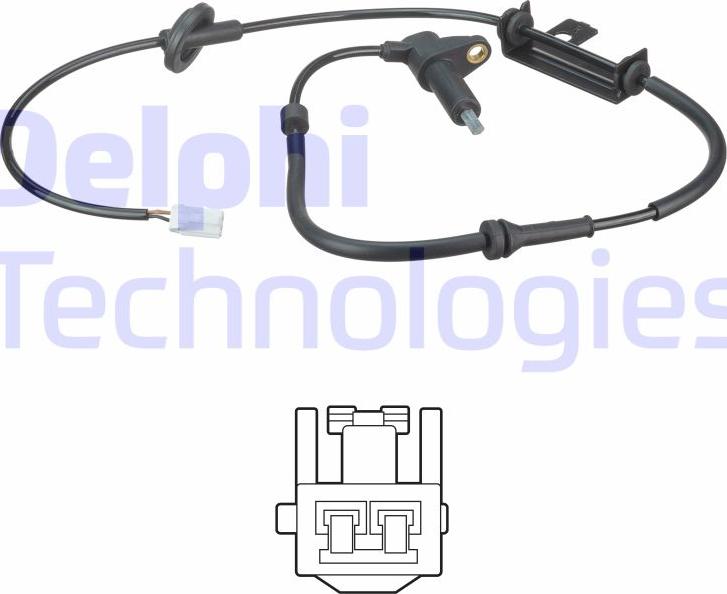 Delphi SS20506 - Sensor, wheel speed www.parts5.com