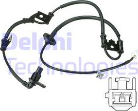 Delphi SS20510 - Sensor, revoluciones de la rueda www.parts5.com