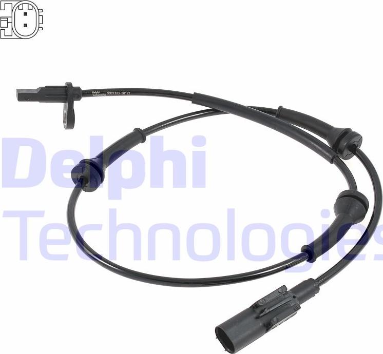Delphi SS21265-12B1 - Sensor, wheel speed www.parts5.com