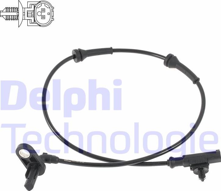 Delphi SS21286-12B1 - Sensor, wheel speed www.parts5.com