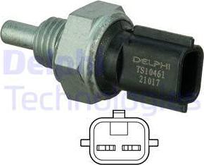 Delphi TS10461 - Датчик, температура охлаждающей жидкости www.parts5.com