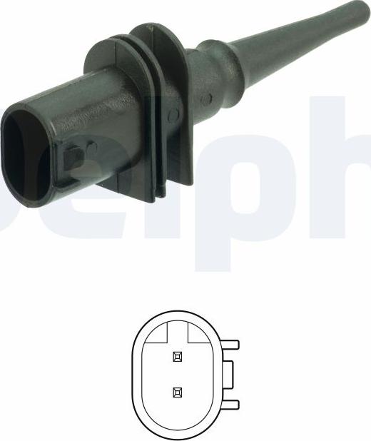 Delphi TS10533 - Sensor, exterior temperature www.parts5.com