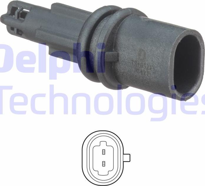 Delphi TS10521 - Sensor, intake air temperature www.parts5.com