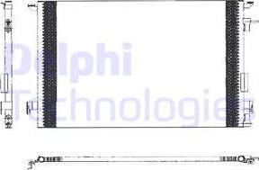 Delphi TSP0225463 - Condenser, air conditioning www.parts5.com