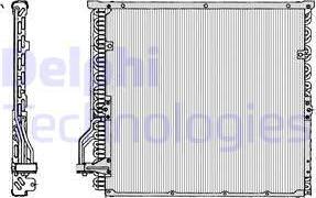 Delphi TSP0225014 - Condenser, air conditioning www.parts5.com