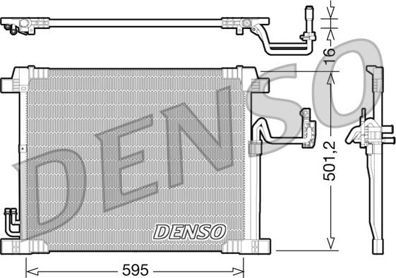 Denso DCN46012 - Конденсатор кондиционера www.parts5.com