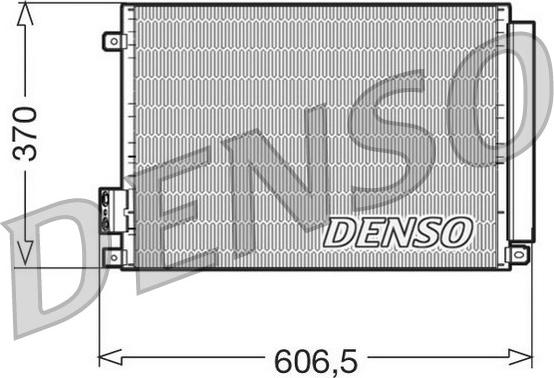 Denso DCN09045 - Condenser, air conditioning www.parts5.com