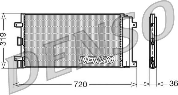 Denso DCN09042 - Condenser, air conditioning www.parts5.com