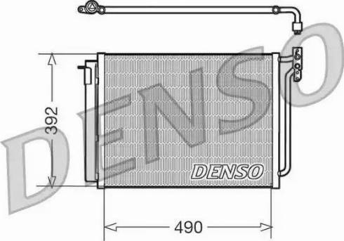 Denso DCN05009 - Condenser, air conditioning www.parts5.com