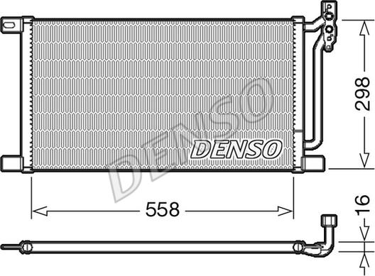 Denso DCN05020 - Condenser, air conditioning www.parts5.com