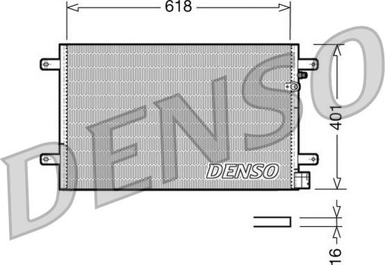 Denso DCN02006 - Kondenzátor, klíma www.parts5.com