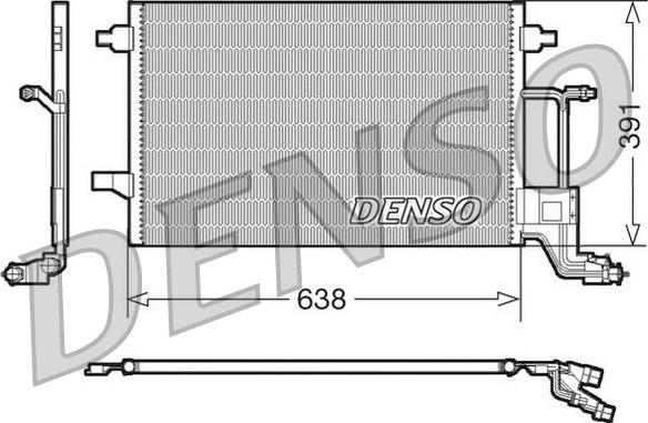 Denso DCN02014 - Condenser, air conditioning www.parts5.com