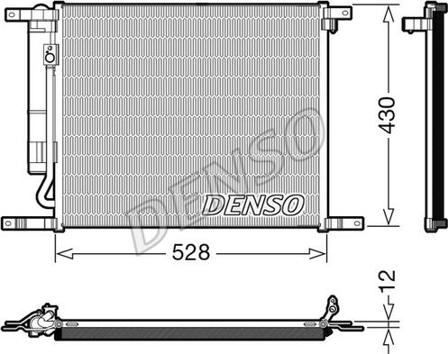Denso DCN15009 - Condenser, air conditioning www.parts5.com