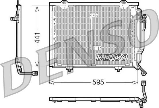 Denso DCN17012 - Condenser, air conditioning www.parts5.com