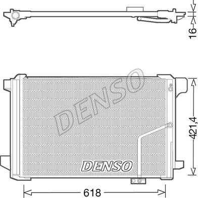 Denso DCN17035 - Condenser, air conditioning www.parts5.com