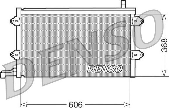 Denso DCN32003 - Συμπυκνωτής, σύστ. κλιματισμού www.parts5.com