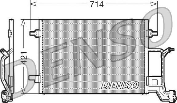 Denso DCN32019 - Kondenzator, klima-uređaj www.parts5.com