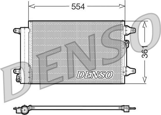 Denso DCN32015 - Condenser, air conditioning www.parts5.com