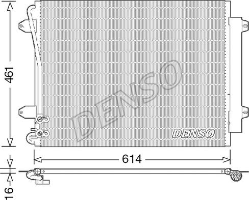 Denso DCN32011 - Condenser, air conditioning www.parts5.com