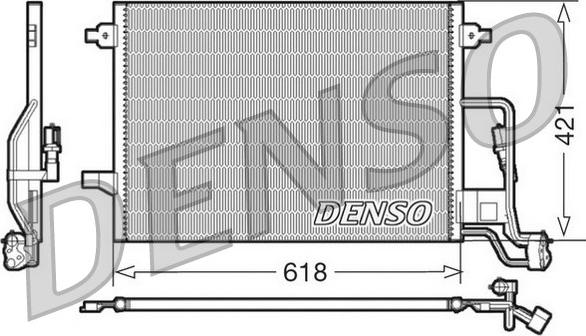Denso DCN32018 - Kondenzator, klima-uređaj www.parts5.com