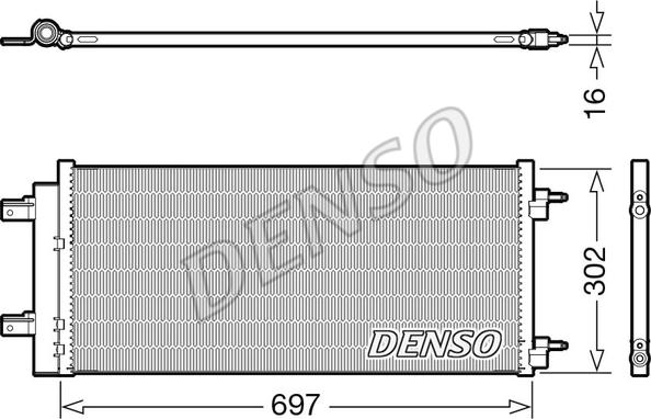 Denso DCN20044 - Condenser, air conditioning www.parts5.com