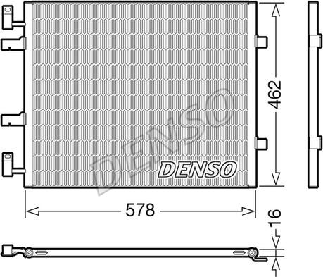 Denso DCN20041 - Condenser, air conditioning www.parts5.com