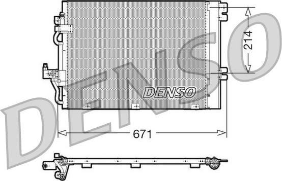 Denso DCN20009 - Конденсатор кондиционера www.parts5.com