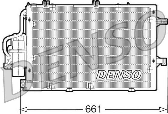 Denso DCN20015 - Конденсатор кондиционера www.parts5.com