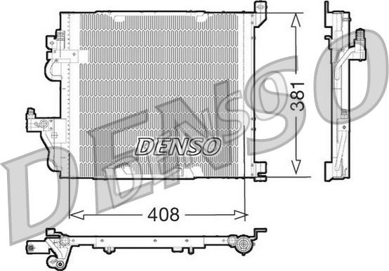 Denso DCN20012 - Condenser, air conditioning www.parts5.com