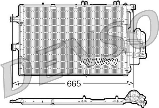 Denso DCN20017 - Condenser, air conditioning www.parts5.com