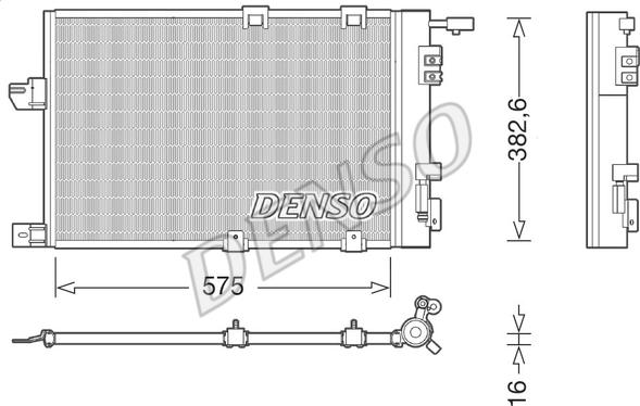 Denso DCN20038 - Condenser, air conditioning www.parts5.com
