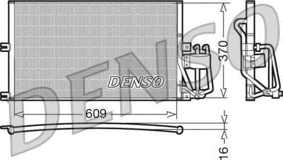 Denso DCN20029 - Condenser, air conditioning www.parts5.com