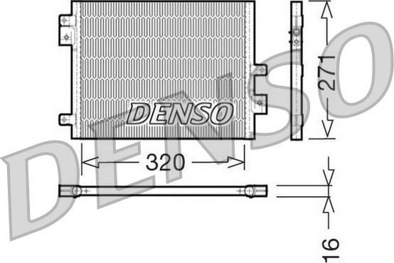 Denso DCN28002 - Condenser, air conditioning www.parts5.com