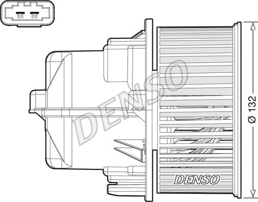Denso DEA33002 - Interior Blower www.parts5.com