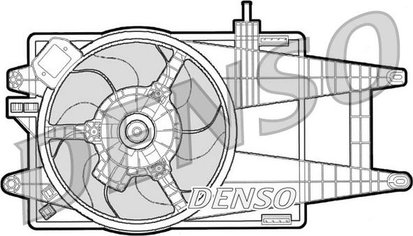 Denso DER09040 - Fan, radiator www.parts5.com