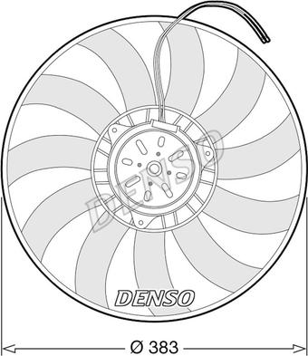 Denso DER02009 - Fan, radiator www.parts5.com