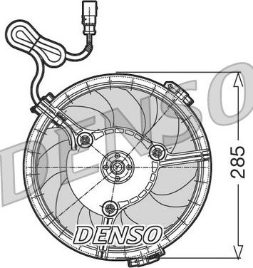 Denso DER02005 - Fan, radiator www.parts5.com