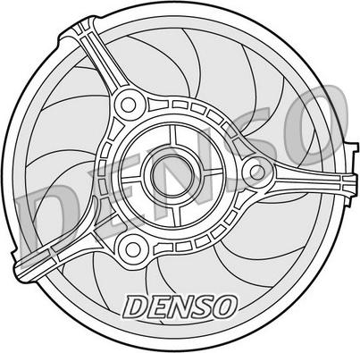 Denso DER02002 - Fan, radiator www.parts5.com